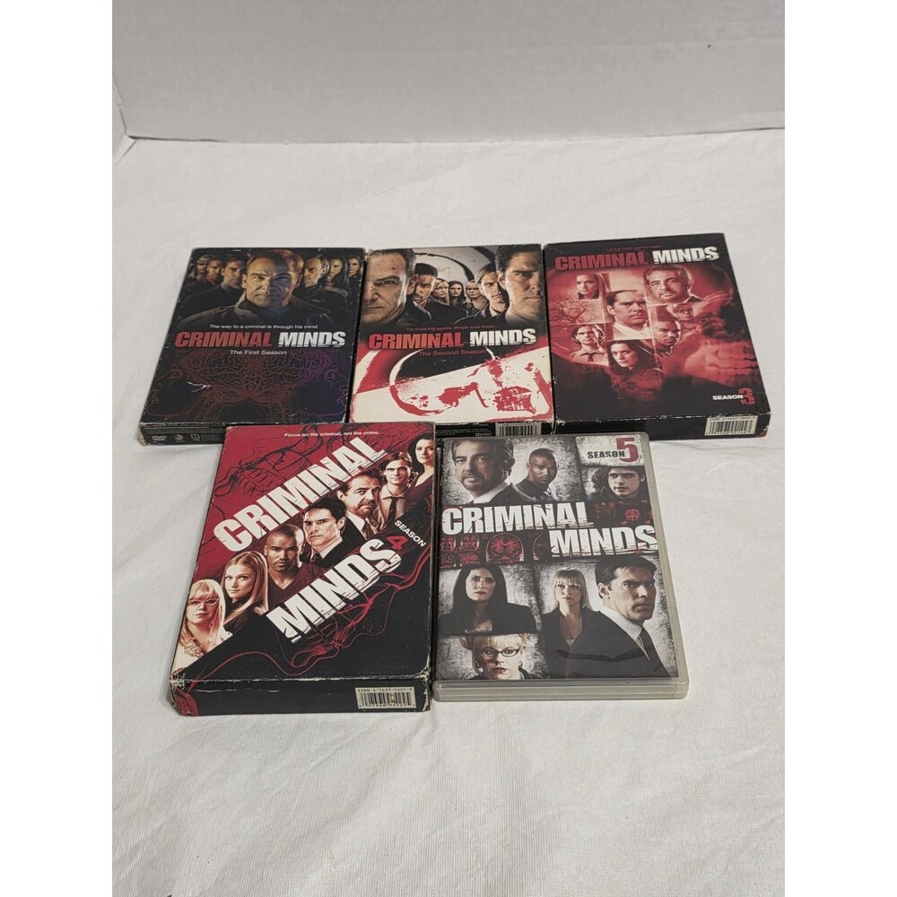 Criminal Minds DVDs Season 1,2,3,4,5